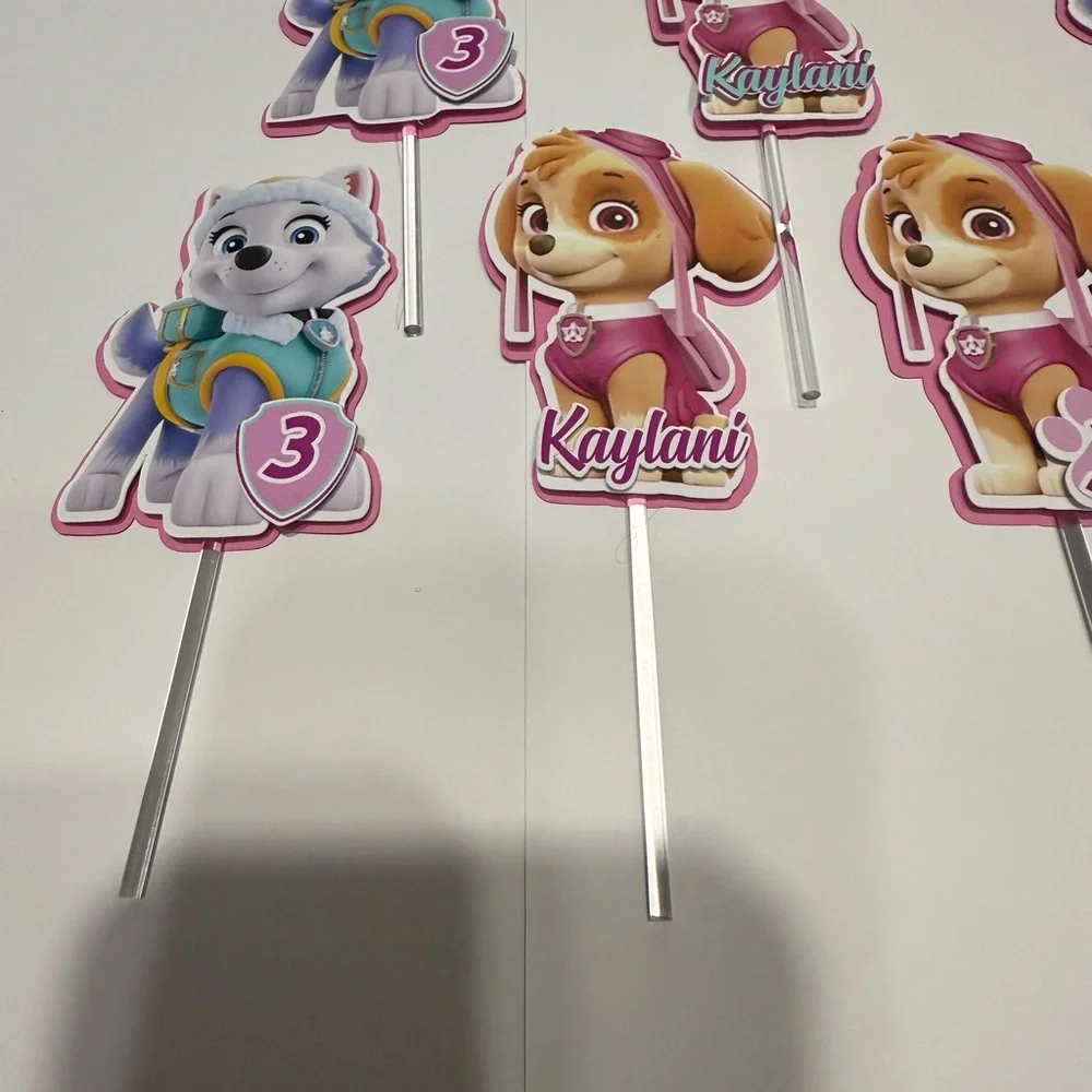 Paw Patrol Party cupCake Toppers - any theme